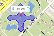 Offline Map of Paris - Tour Eiffel